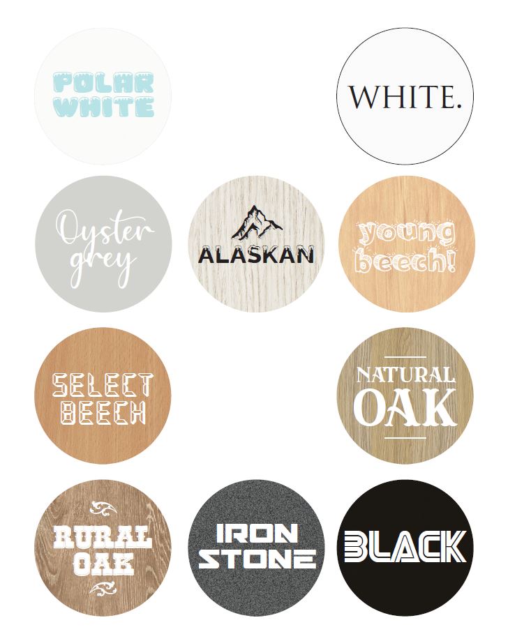 Timber Furniture Colour Range Sturdy Framac